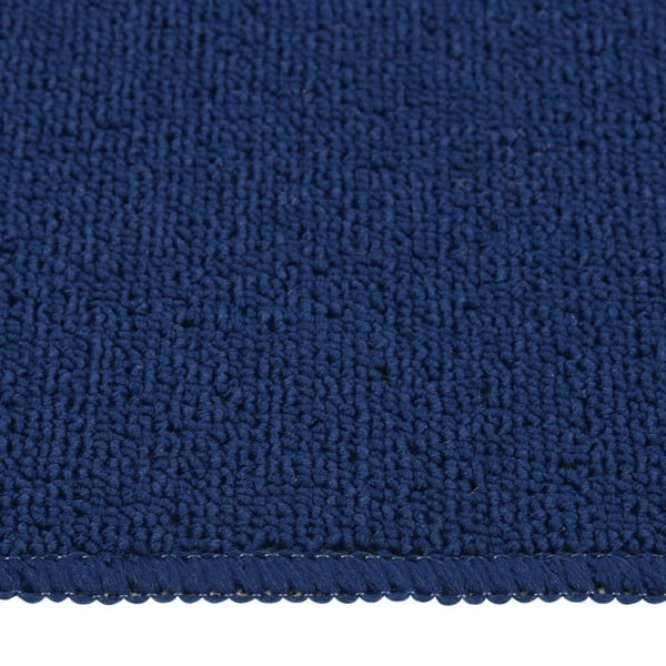 vidaXL Trappstegsmattor halkfri 15 st 60x25 cm marinblå rektangulär