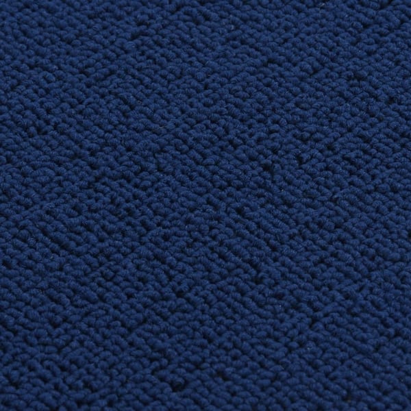 vidaXL Trappstegsmattor halkfri 15 st 60x25 cm marinblå rektangulär