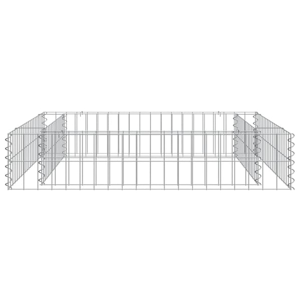 vidaXL Gabion høybed galvanisert stål 100x100x20 cm