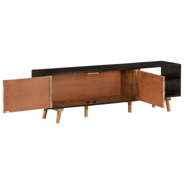 vidaXL TV-benk 140x30x45 cm grovt mangotre og heltre akasie