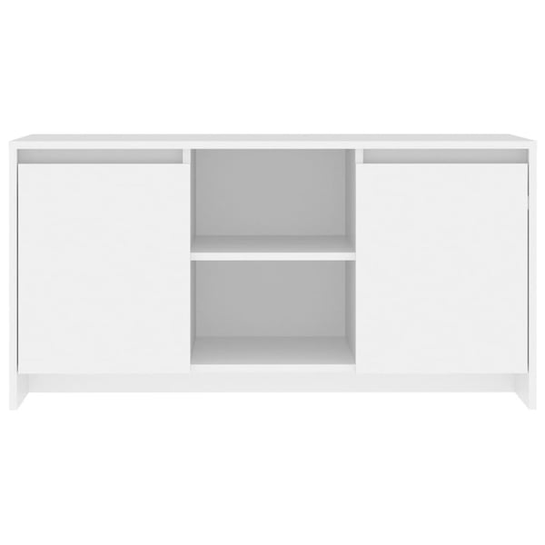 vidaXL TV-benk hvit 102x37,5x52,5 cm konstruert tre