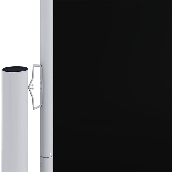 vidaXL sammenrullelig sidemarkise 180x1000 cm sort