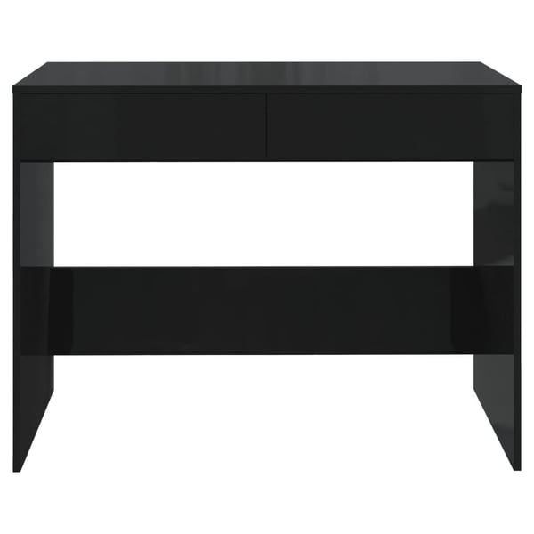 vidaXL Työpöytä musta 101x50x76,5 cm lastulevy