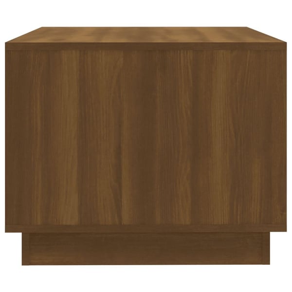 vidaXL sofabord 102,5x55x44 cm spånplade brun egetræsfarve