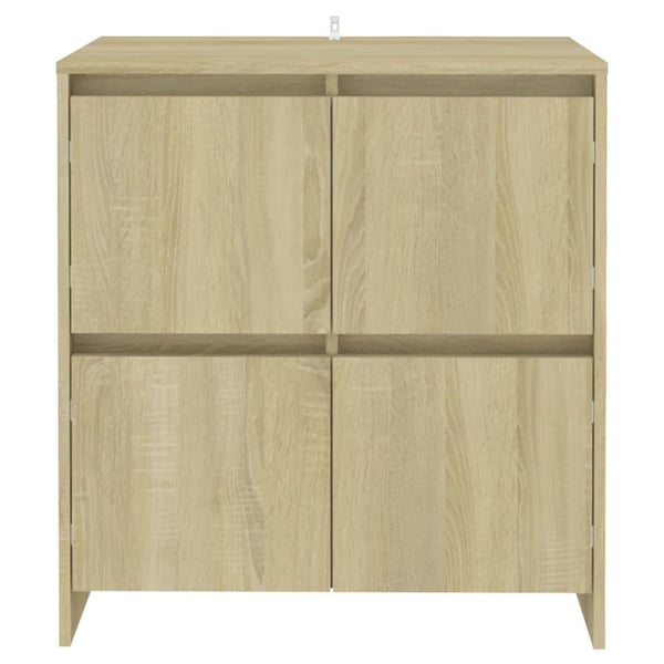 vidaXL Skjenker 2 stk sonoma eik 70x41x75 cm sponplate
