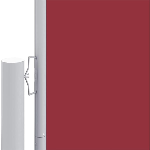 vidaXL Uttrekkbar sidemarkise 180x600 cm rød