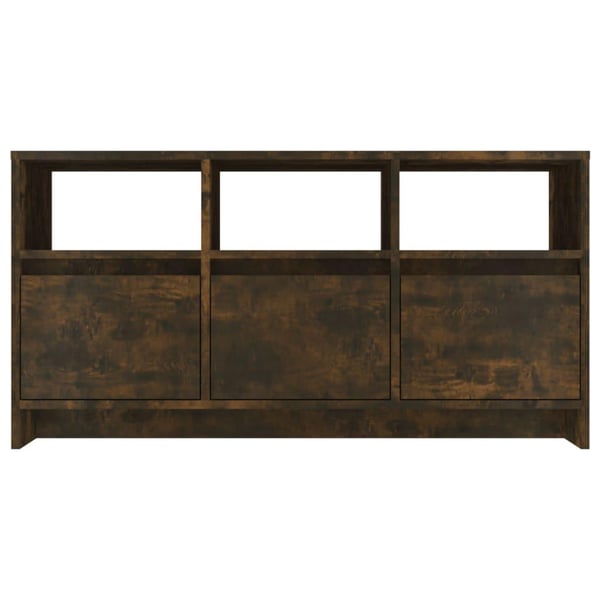 vidaXL tv-bord 102x37,5x52,5 cm spånplade røget egetræsfarve