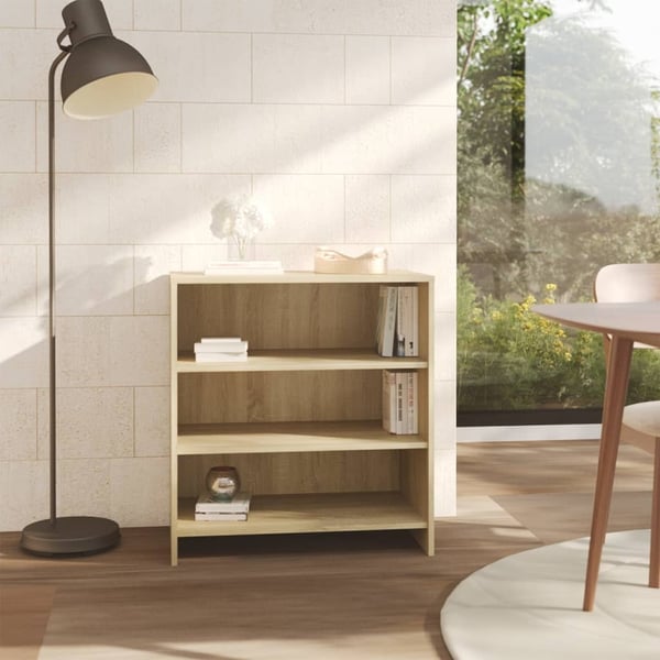 vidaXL skænk 70x40,5x75 cm spånplade sonoma-eg