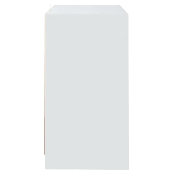 vidaXL skænk 70x41x75 cm spånplade hvid