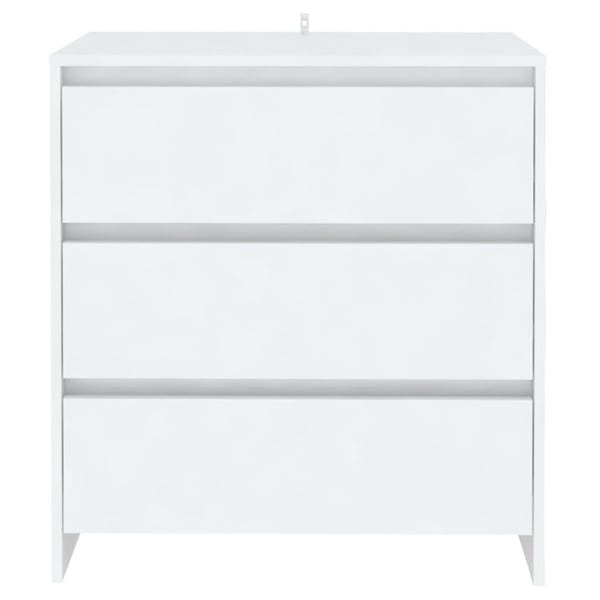 vidaXL skænk 70x41x75 cm spånplade hvid