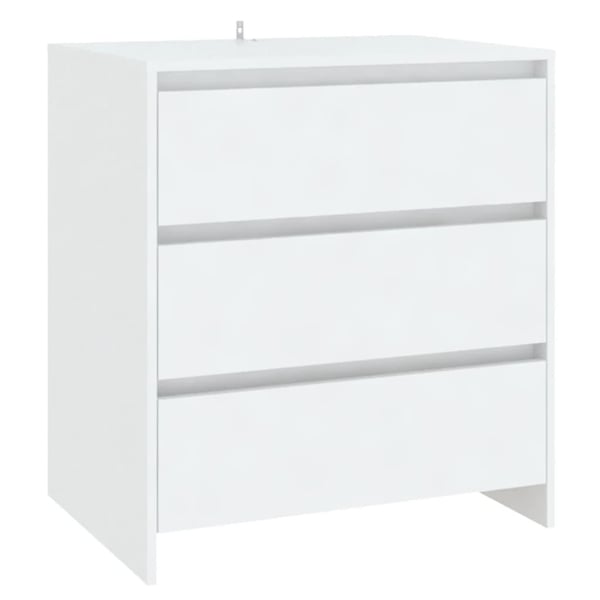 vidaXL skænk 70x41x75 cm spånplade hvid
