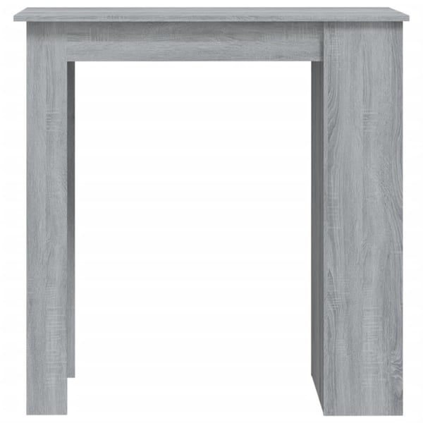 vidaXL Barbord med stativ grå sonoma eik 102x50x103,5 cm sponplate