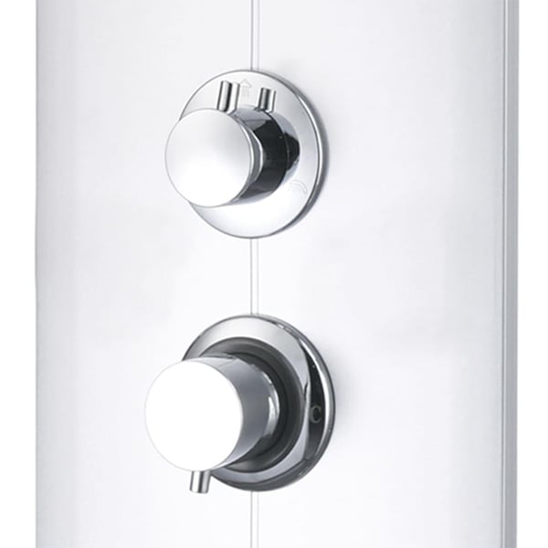 vidaXL brusepanel 25x43x110 cm sølvfarvet