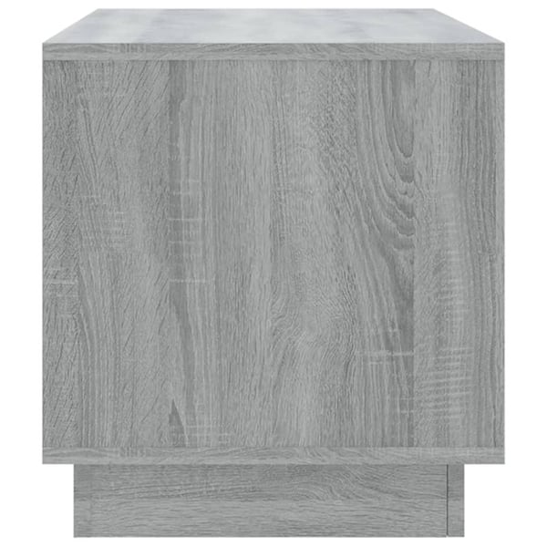 vidaXL TV-benk grå sonoma eik 102x41x44 cm sponplate
