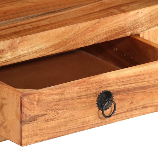 vidaXL TV-benk 110x30x40 cm heltre akasie