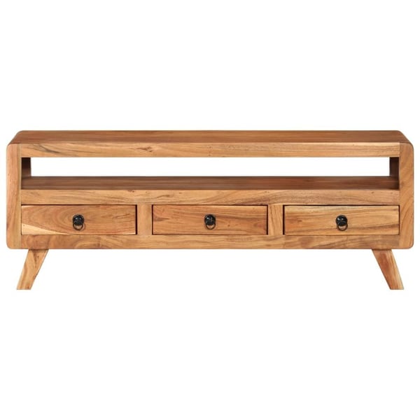 vidaXL TV-benk 110x30x40 cm heltre akasie