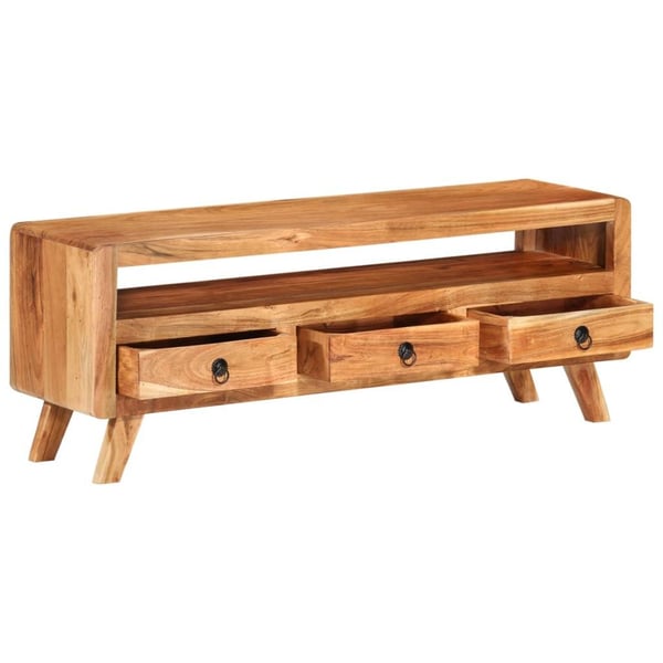 vidaXL TV-benk 110x30x40 cm heltre akasie