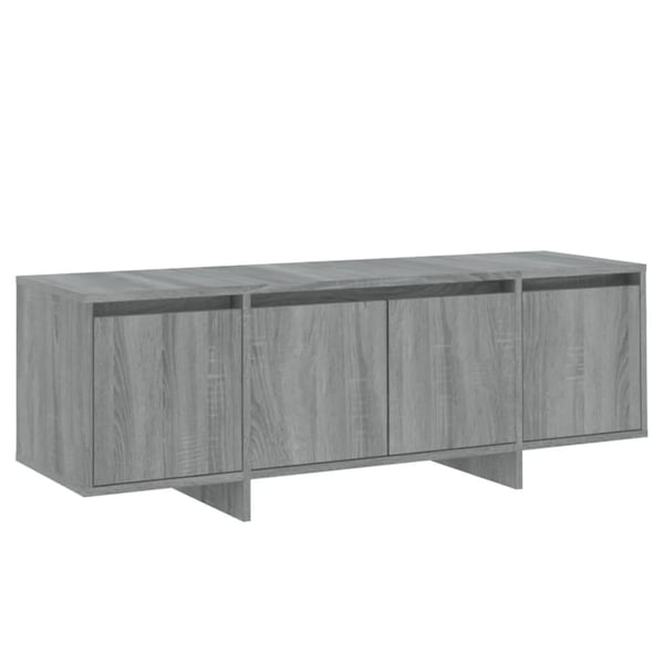 vidaXL TV-benk grå sonoma eik 120x30x40,5 cm sponplate