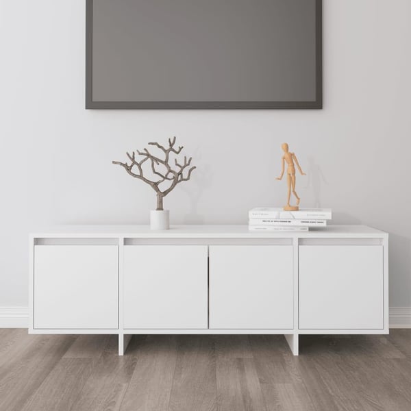 vidaXL TV-benk hvit 120x30x40,5 cm sponplate