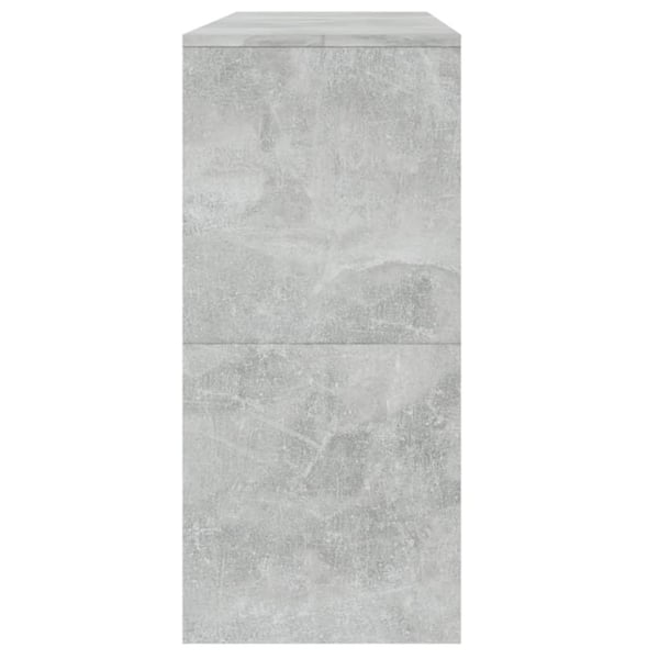 vidaXL Konsollbord betonggrå 100x35x76,5 cm sponplate