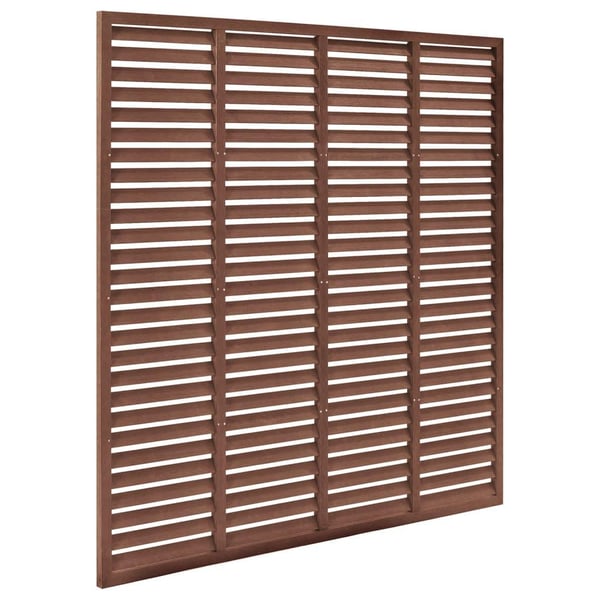 vidaXL Lamellgjerde WPC 180x180 cm brun