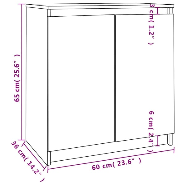 vidaXL Nattbord HAMAR honningbrun 79x40x80 cm heltre furu
