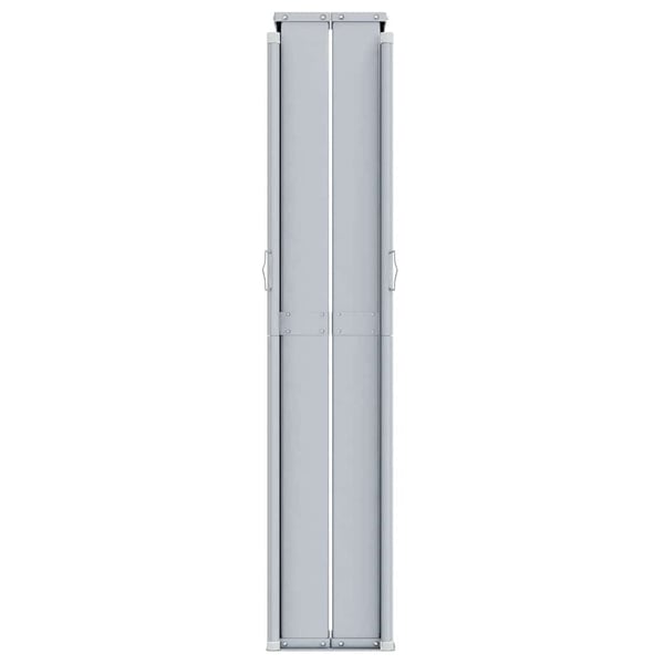 vidaXL sammenrullelig sidemarkise 220x600 cm rød