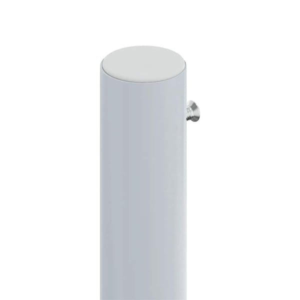 vidaXL Uttrekkbar sidemarkise 220x1000 cm kremhvit