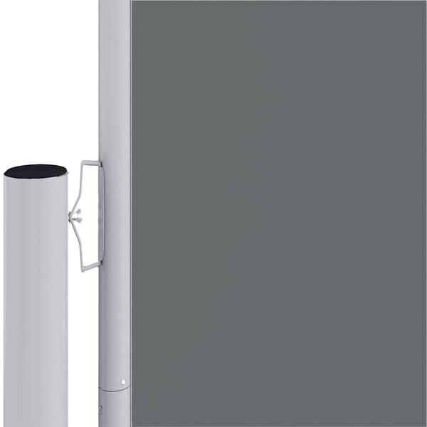 vidaXL sammenrullelig sidemarkise 160x1200 cm antracitgrå