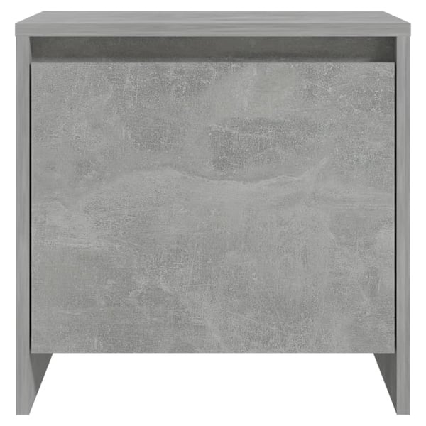 vidaXL Nattbord 2 stk betonggrå 45x34x44,5 cm sponplate