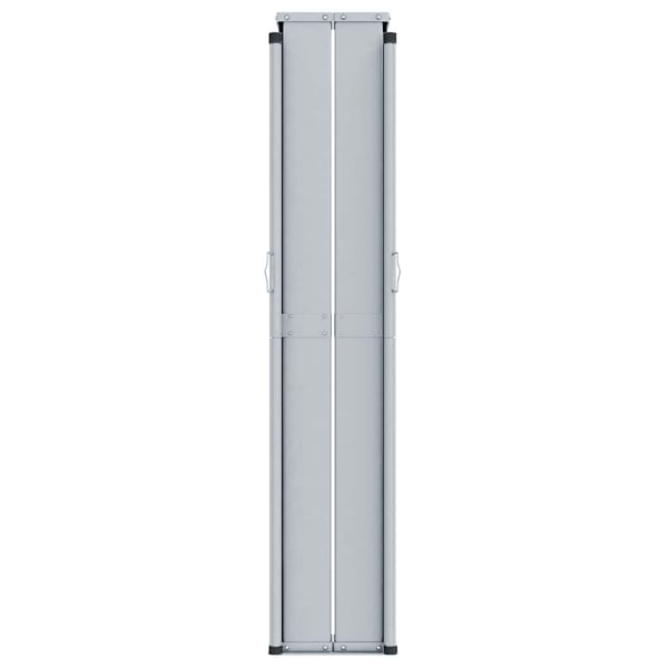 vidaXL sammenrullelig sidemarkise 200x600 cm brun