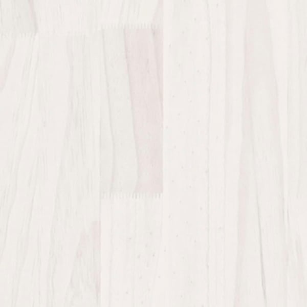 vidaXL Skjenk hvit 70x33x76 cm heltre furu