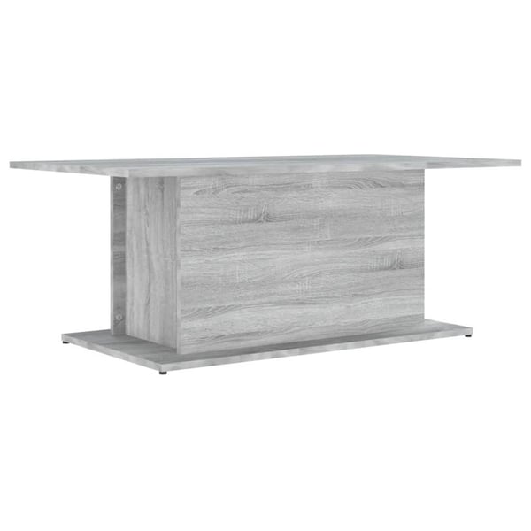 vidaXL Salongbord grå sonoma eik 102x55,5x40 cm sponplate