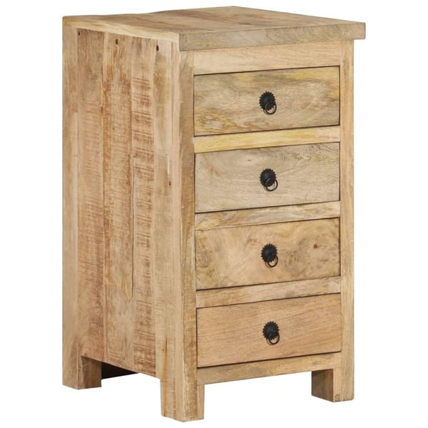 vidaXL skrivebord 140x50x77 cm massivt mangotræ
