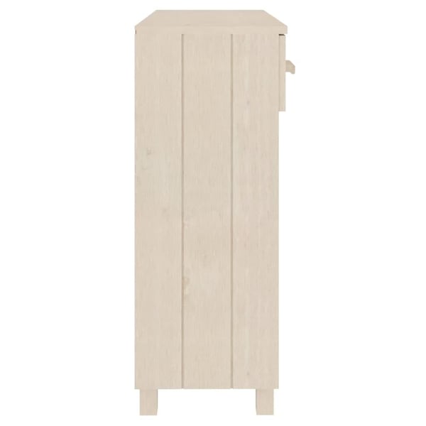 vidaXL Konsollbord HAMAR honningbrun 90x35x90 cm heltre furu