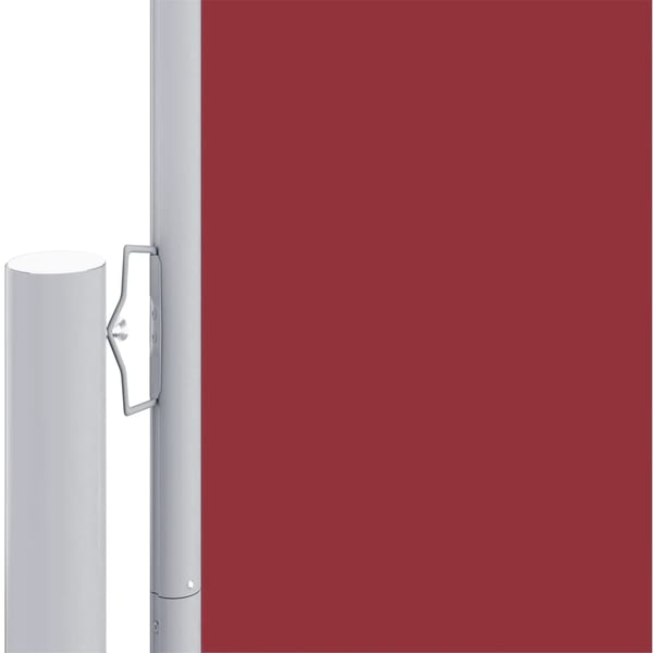vidaXL Uttrekkbar sidemarkise 200x1200 cm rød