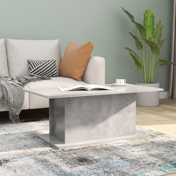 vidaXL sofabord 102x55,5x40 cm spånplade betongrå