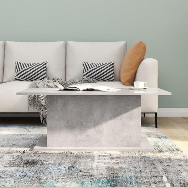 vidaXL sofabord 102x55,5x40 cm spånplade betongrå