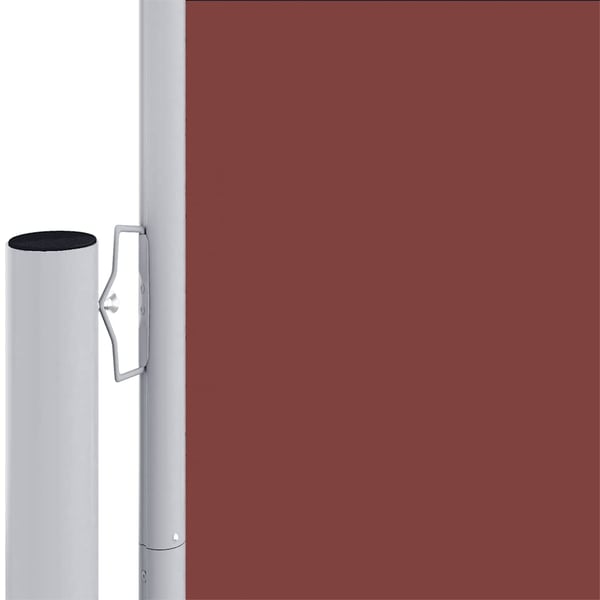 vidaXL Uttrekkbar sidemarkise 200x1200 cm brun