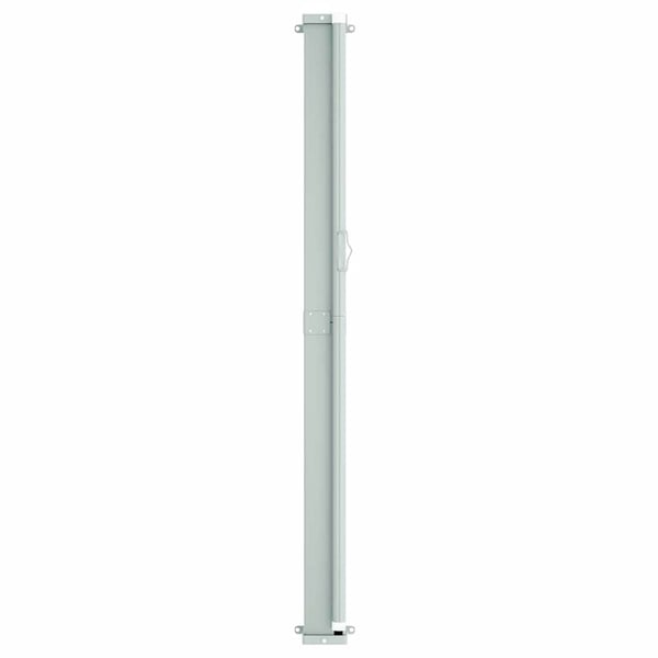 vidaXL sammenrullelig sidemarkise til terrassen 220x600 cm grå