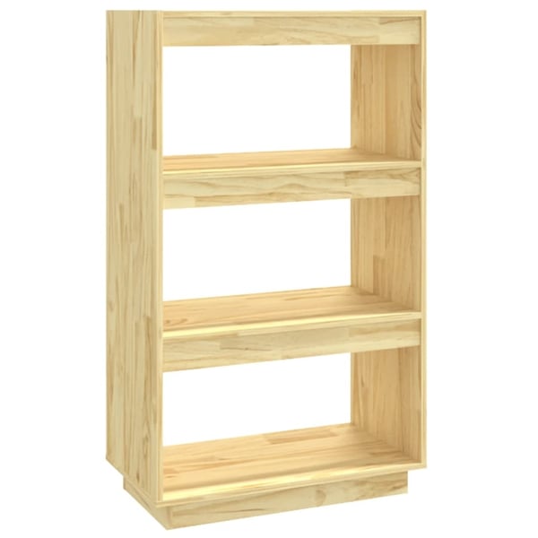 vidaXL bogreol/rumdeler 60x35x103 cm massivt fyrretræ