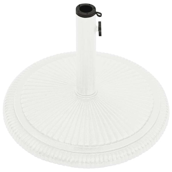 vidaXL parasolfod 45x45x30 cm støbejern hvid