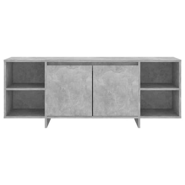 vidaXL TV-benk betonggrå 130x35x50 cm sponplate