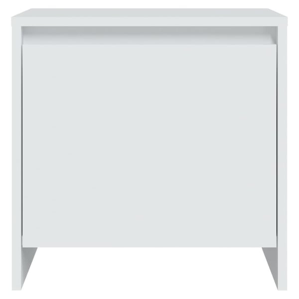 vidaXL sengeborde 2 stk. 45x34x44,5 cm spånplade hvid