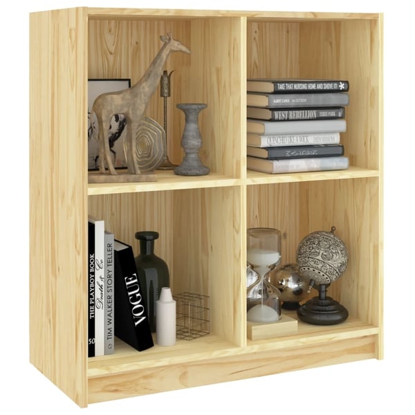 vidaXL Skjenk 70x33x76 cm heltre furu