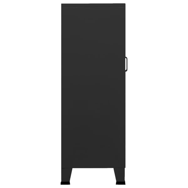 vidaXL industrielt opbevaringsskab 70x40x115 cm stål sort