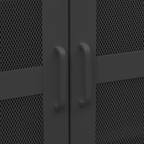 vidaXL industrielt opbevaringsskab 70x40x115 cm stål sort