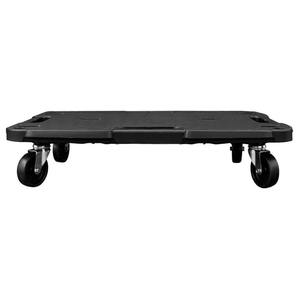 vidaXL Transportvagn svart 58x38x12 cm PP