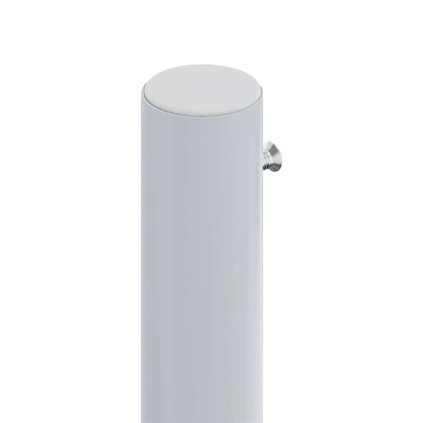 vidaXL Uttrekkbar sidemarkise rød 117x1200 cm