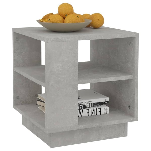 vidaXL Salongbord betonggrå 40x40x43 cm konstruert tre